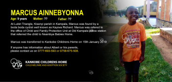 Child Welfare and Adoption Society - Tracing for Marcus Ainebyona's family